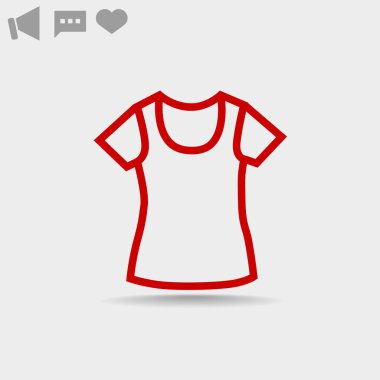 T-shirt web simgesi