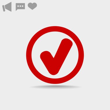 Onay işareti web simgesi