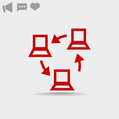 Bilgi değişimi simgesi