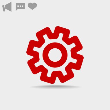 Tek yönlü dişli basit simgesini