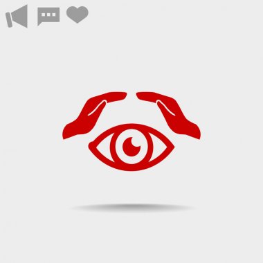 Vizyon ve sigorta simgesi