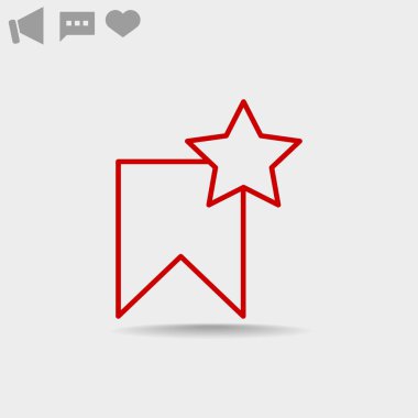 Yıldız etiket web simgesi