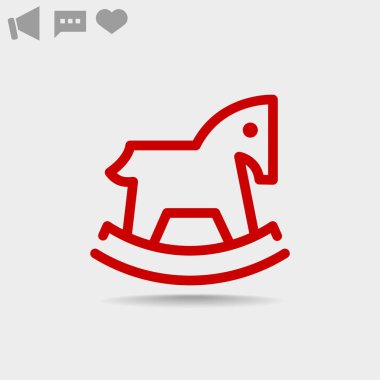 Oyuncak at web simgesi.