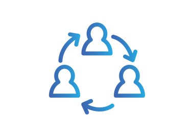 Grup insanların web simgesi