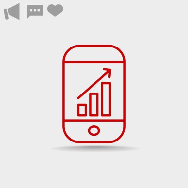 Basit akıllı telefon simgesi