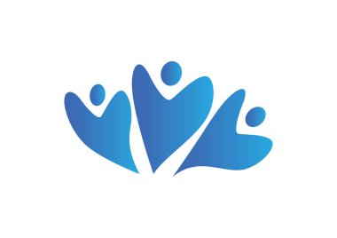 Grup insanlar soyut simgesinin