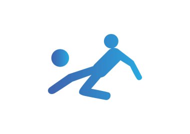 Futbol oyuncu siluet