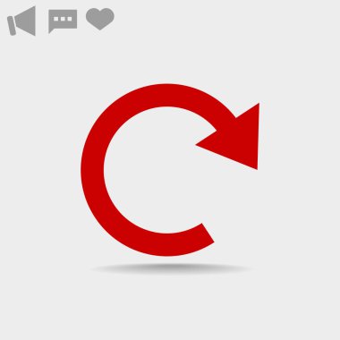 döndürme oklarını bir daire içinde 