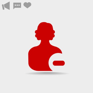 ilgili kişi web simge Sil