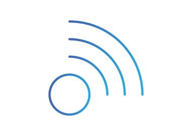 Kablosuz dalgalar web simgesi