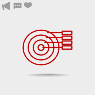 Yüzde kavramı yuvarlak web simgesi