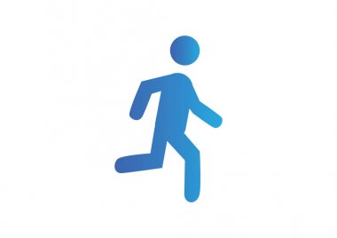 erkek figürü çalışan simgesi