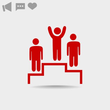 Kazanan podyum simgesi