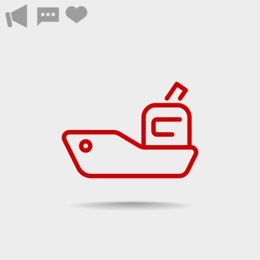 Kargo gemisi simgesi