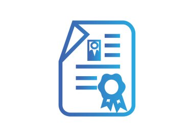 Sertifika web simgesi 