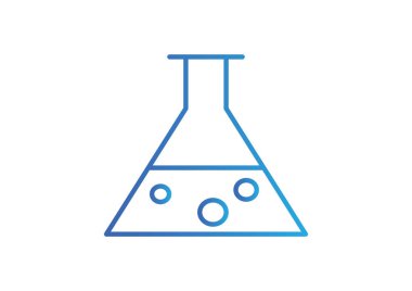 Kimyasal şişesi basit web simgesi