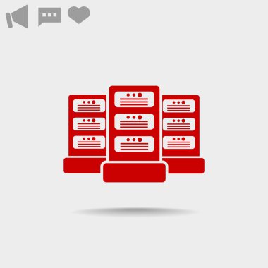 Veri sunucuları web simgesi