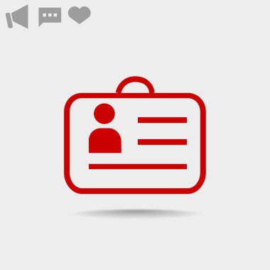 kimlik kartı simgesi