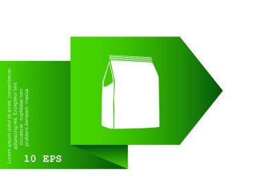 Kağıt ürün paketi web simgesi