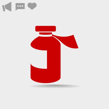 Tıp şişe web simgesi