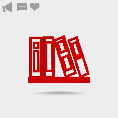 Kitap yığını simgesi