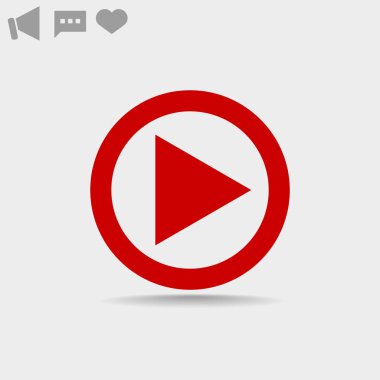 düğme web simgesi oynamak