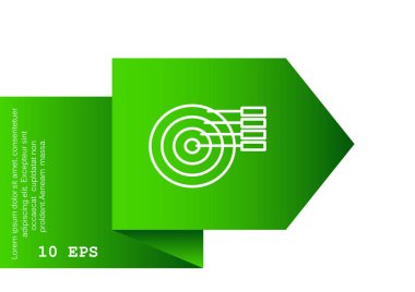 Yüzde kavramı yuvarlak web simgesi