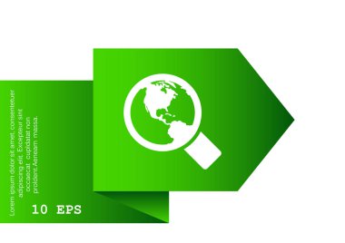 Basit büyüteç simgesini