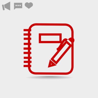 Not defteri üzerine kalem