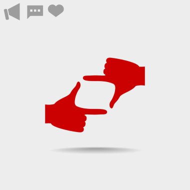 kamera hareketi web simgesi. 