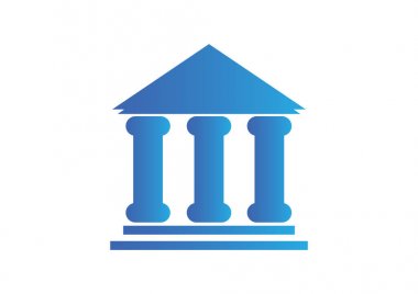 Banka Binası basit simgesi