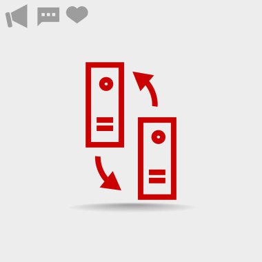 Bilgi değişimi simgesi