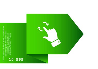 Dokunmatik ekran web simgesi