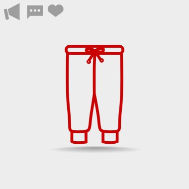 pantolon web simgesi