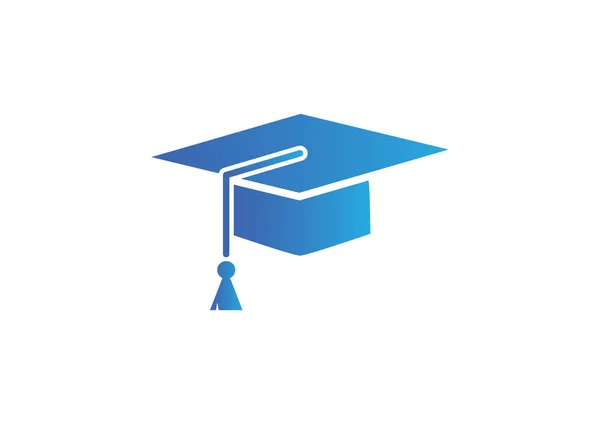 Icono de sombrero de graduación — Vector de stock