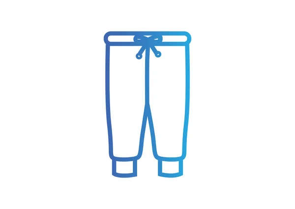 Pantalón icono web — Vector de stock