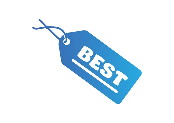 Best inscription on label — Stock Vector