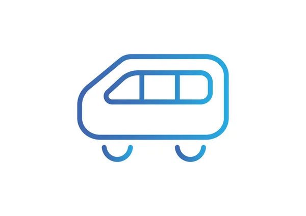 Icône web bus — Image vectorielle