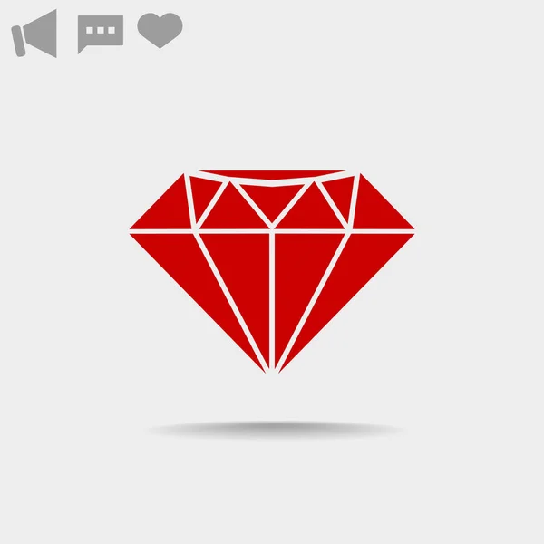 Diamantnettikon – stockvektor