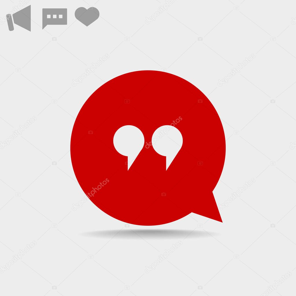 Dialog web icon