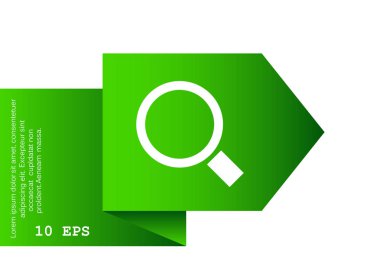 Basit büyüteç simgesini