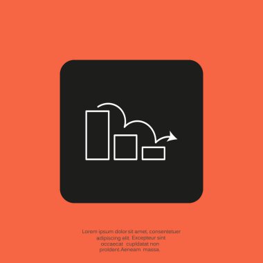 ölçek web simge üzerindeki oku. Vektör tasarımı