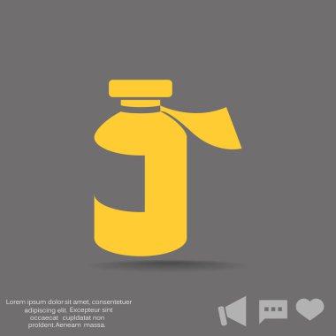 Tıp şişe web simgesi