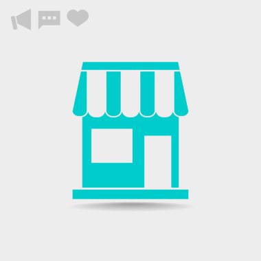 Dükkanı web simgesi. 