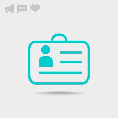 kimlik kartı simgesi