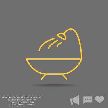 Küvet duş hattı ile