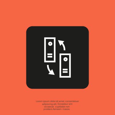 Bilgi değişimi simgesi