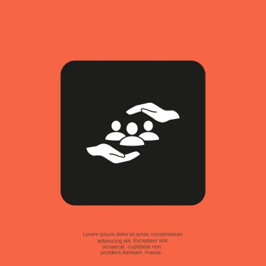 Grup insanların web simgesi