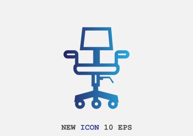 Sandalye web simgesi.