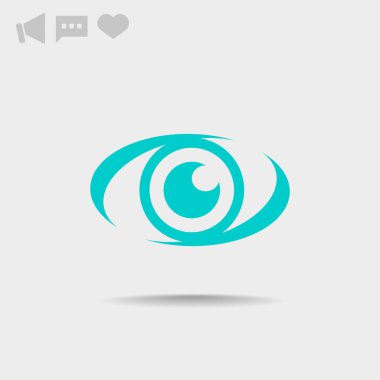 göz web simgesi.